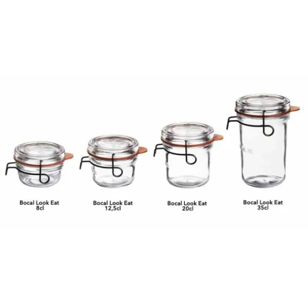 Prix très abordable Bon marché 🧨 Bocal en Verre 35 cl (x6) Lock Eat ✨ 3