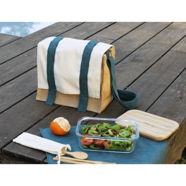 Vente flash 💯 Lunch Bag à Bandoulière avec Set de Table Pebbly 😉 qualité supérieure 3