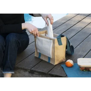 Vente flash 💯 Lunch Bag à Bandoulière avec Set de Table Pebbly 😉 qualité supérieure 9